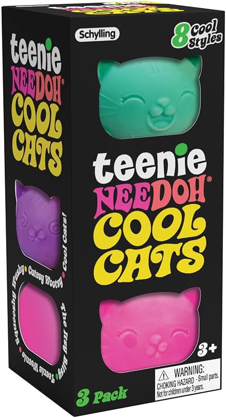 Schylling NeeDoh Fidget Toy – Squishy Sensory Stress Ball for Kids & Adults