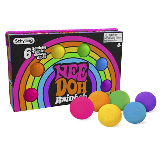 Schylling NeeDoh Fidget Toy – Squishy Sensory Stress Ball for Kids & Adults