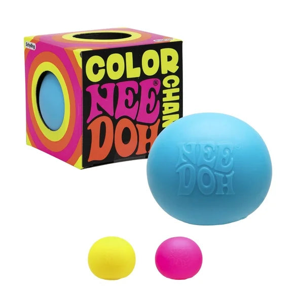 Schylling NeeDoh Fidget Toy – Squishy Sensory Stress Ball for Kids & Adults